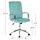 Karrige zyre Josef velur mint inox bazë 58×61×105–113 cm (HM1181.08)