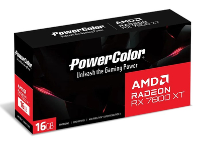 Графичка картичка PowerColor AMD Radeon RX 7800 XT, 16GB GDDR6, PCIe 4.0, црна
