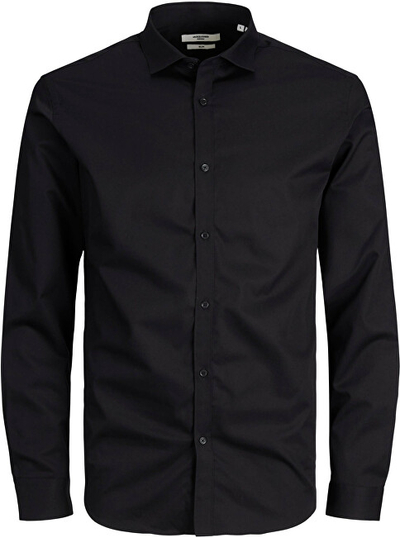 Këmishë për meshkuj Jack&Jones, e zezë