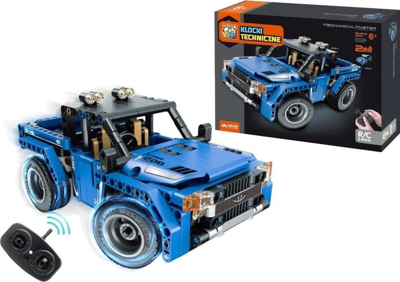 Set ndërtimi PRO KID Mechanical Master IM8019, makinë me telekomandë, 353 pjesë, blu
