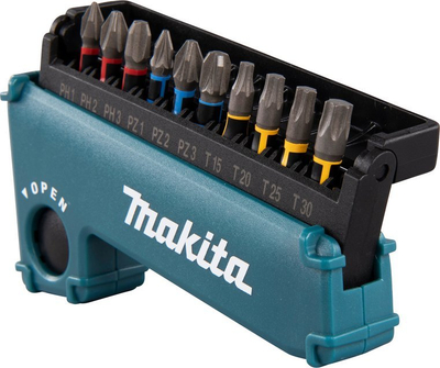 Set bitash impact Makita, 1/4", 11 copa, shumëngjyrësh