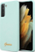 Mbrojtëse telefoni Guess GUHCS21MLSLMGLB për Samsung Galaxy S21 Plus, silikon blu