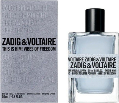 Eau de Toilette Zadig & Voltaire This is Him Vibes of Freedom, 50ml