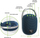 Altoparlant portativ Techly Mini Wireless Speaker, BT 5.3, LED, blu