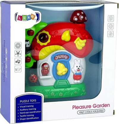 Lodër edukative Leantoys Playing House For Infants, shpi muzikore interaktive, për beba, shumëngjyrëshe