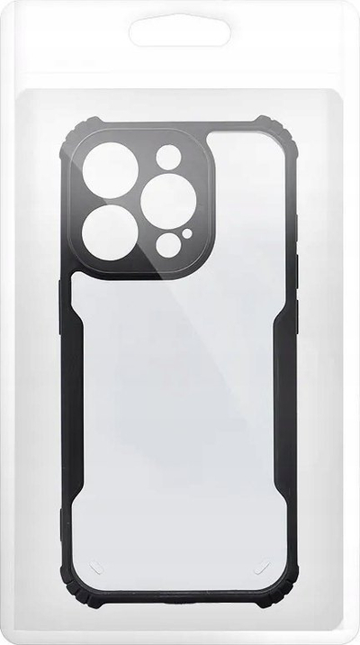 Këllëf telefoni Blue Star Anti-Drop për iPhone 14 Plus, silikon, i zi