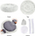 Shtrat për qen Best Friends by Sheri Original Calming Donut, medium, lahet në makinë, gri frost