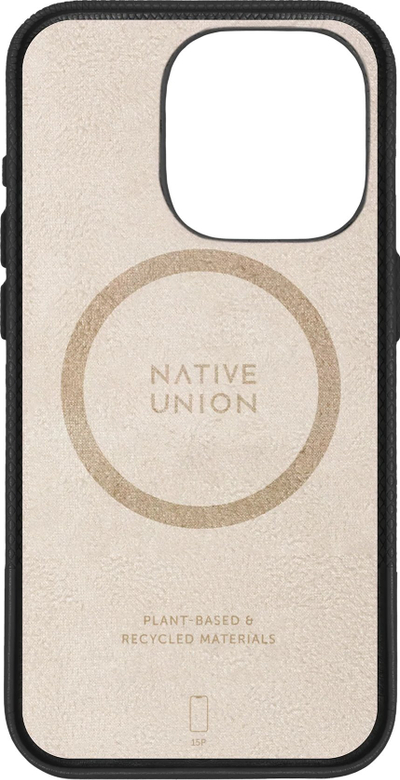 Kapak telefoni Native Union RE Classic Case për iPhone 15 Pro, i fortë ndaj rënieve, i zi