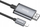 Kabllo video Hoco UA27 Lightning në HDMI, 2m, Full HD 1080p, gri