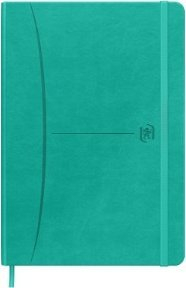 Fletore Oxford Signature A5, 200 faqe me pika, ngjyrë turquoise