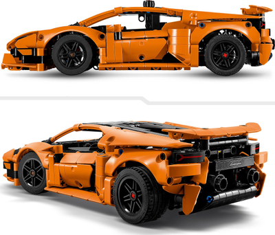 Set LEGO Technic Lamborghini Huracán Tecnica 42196, 806 copa, portokalli