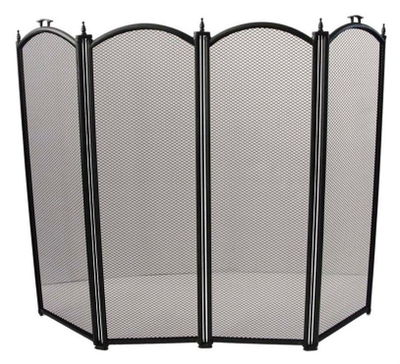 Mbrojtëse oxhaku Flammifera Safety Grille 610x965mm, çelik, e zezë