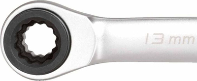 Çelës unazor raçetë KS Tools 503.4565, 4 në 1, 10-19 mm, ngjyrë argjendi