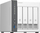 NAS server QNAP TS-433-4G, 4GB RAM, 12TB Seagate IronWolf, i bardhë