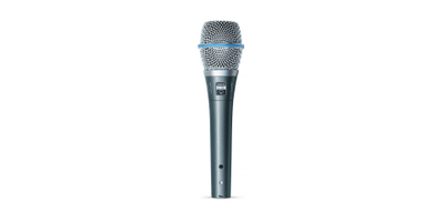 Mikrofon dorëmbajtës Shure BETA 87A, kondensator, super kardioid, gri