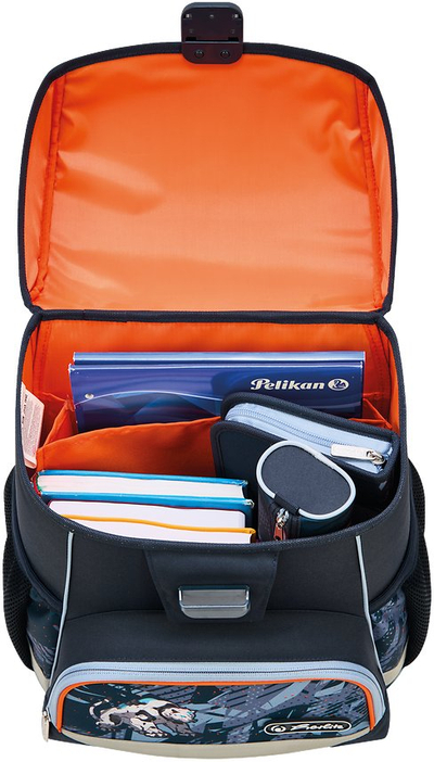 Çantë shkolle Herlitz Loop, ergonomike, 6-9 vjeç, blu