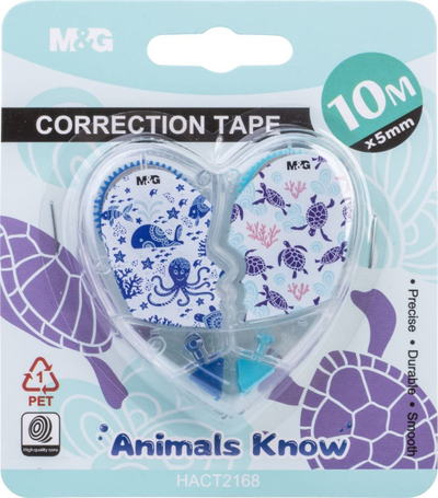 Korrigjues shirit M&amp;G Animal Planet, 5m x 5mm, set 2 copë