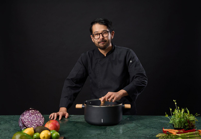 Tengere gjysmë e lartë Rikito Watanabe Samurai Gourmet, 28cm, 7.8L, me kapak xhami