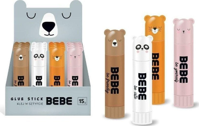 Ngjitës shkop Interdruk BB Friend, 15 g, set 16 copë, transparent