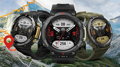 Orë e mençur Amazfit T-Rex 2 Ember Black
