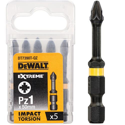 Set bitash kaçavide Dewalt Impact Torsion DT7390T PZ1, 50mm, 5 copë
