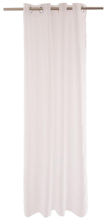 Perde voile DOMOLETTI W191 70000, 140x260cm, me shirit, e bardhë
