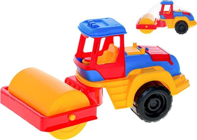 Lodër traktor Technok Tractor With Roller, plastik, shumëngjyrësh