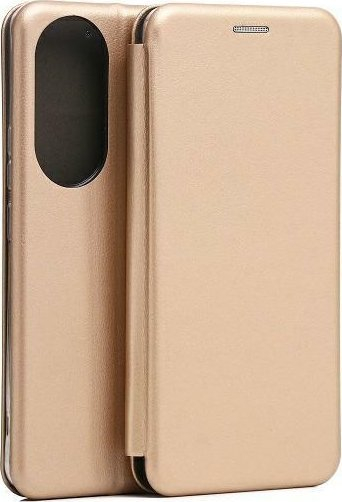Kapak libri Beline Book Magnetic për Honor 90, portofol, gold