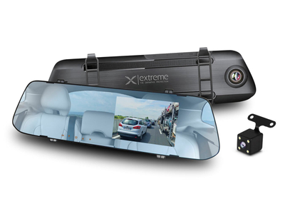 Камера за автомобил Esperanza XDR106 Mirror, 1080p, црна