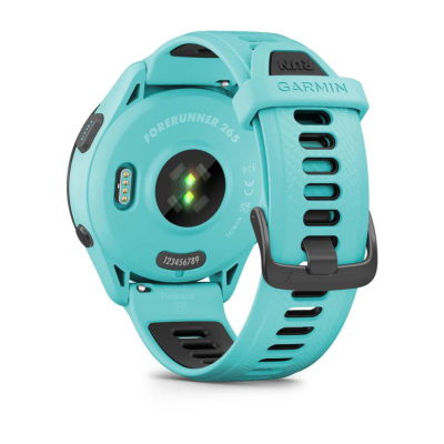 Orë sportive Garmin Forerunner 265, AMOLED, GPS, blu