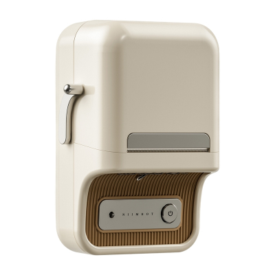 Printer etiketash NIIMBOT B21 Pro, portativ, Bluetooth, bezhë