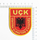 Emblema UÇK 8x6.3cm Qendisje Me Ngjites Me Hekur