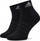 Çorape sportive Adidas Cushioned Sportswear IC1281, 3 palë, te kyçi i këmbës, të bardha, gri edhe të zeza