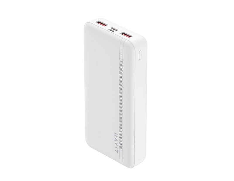 Power bank Havit PB92, 20000mAh, karikim i shpejtë, i bardhë