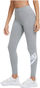 Leggings për femra Nike Sportswear Essential, bel i lartë, gris