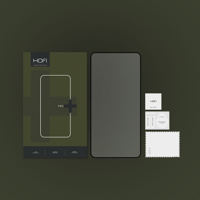 Mbrojtëse ekrani Hofi Glass Pro+, për Samsung Galaxy S23, xham i temperuar 9H, e zezë