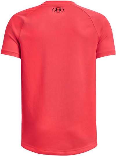Bluzë sportive djemsh Under Armour Tech 2.0, tharrje e shpejtë, e kuqe