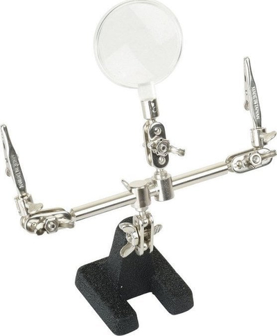 Mbajtëse pllakash për saldim Pro'sKit, me llupë 3x, Ø60 mm