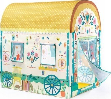 Çadër loje për fëmijë Caravan, 100 x 76 x 105 cm, shumëngjyrëshe