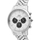 Orë dore Daniel Wellington Iconic 42 Panda Silver DW00100872, unisex, e argjendtë