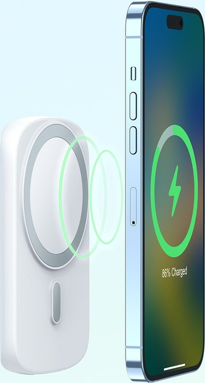 Power bank me ngjitje Joyroom JR-W030, 6000mAh, 20W PD, i bardhë