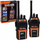 Set walkie talkie për fëmijë ZA4471, rreze 50 m, me elektrik, të zezë dhe portokalli