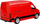 Lodër furgon Daffi Mercedes-Benz Sprinter, metal, shkallë 1:32, i kuq