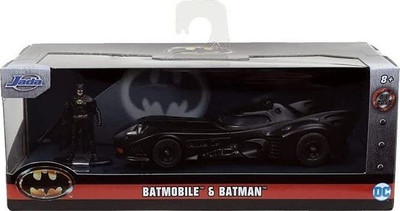 Makina lodër Dickie Jada Batman Batmobile, shkallë 1:32, me figurinë 5 cm, e zezë