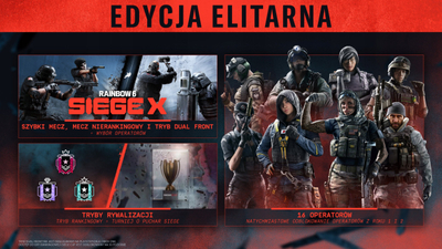 Lојa PS5 Ubisoft Tom Clancys Rainbow Six Siege X Elite Edition, пукачка, за повеќе играчи