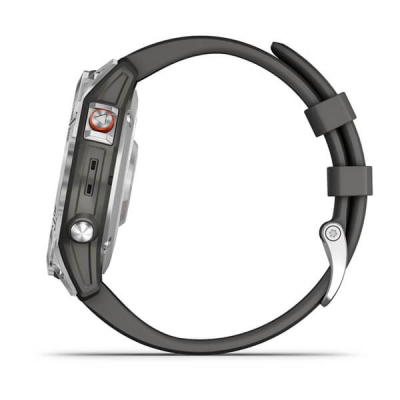 Ora sportive Garmin Epix 2, ekran AMOLED 1.3", GPS multisport, gri