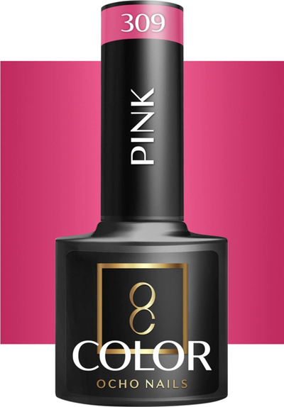 Llak xhel hibrid Ocho Nails Pink 309, 5 g, rozë