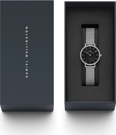 Orë grash Daniel Wellington DW00100661, quartz, çelik inoks, argjendtë