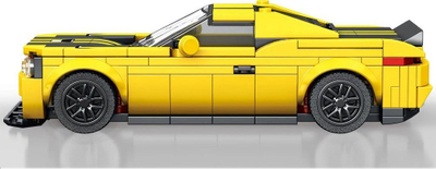 Set ndërtimi JOK 336 Yellow Sports Car PTP05260, 336 pjesë, veturë sportive, e verdhë