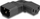 Adapter energjie DeLOCK IEC 60320 C14 në C13, 10A, kënd 90°